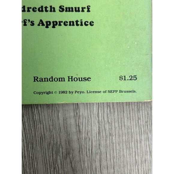 Smurf Mini Storybooks by Peyo Set of 4 Paperback 1980 1982 Smurf In The Air - Picture 10 of 13